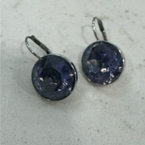 Swarovski Lavender Crystal Earrings